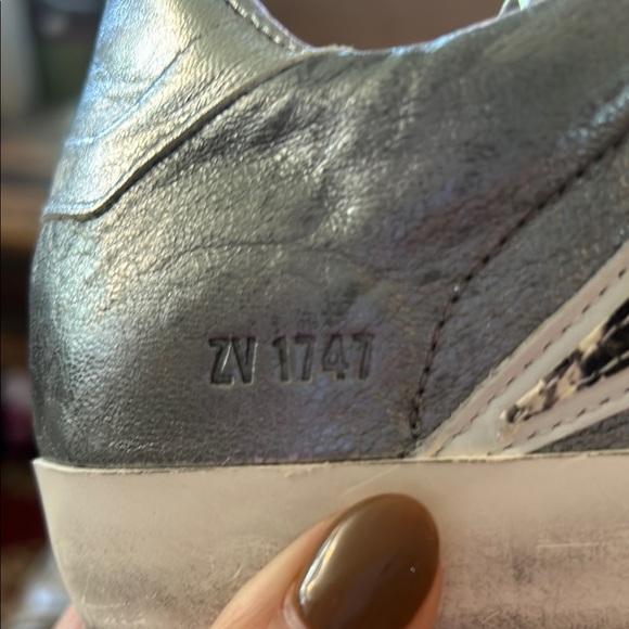 Zadig and Voltaire White and Silver Flash Ace Sneakers. - Picture 5 of 13